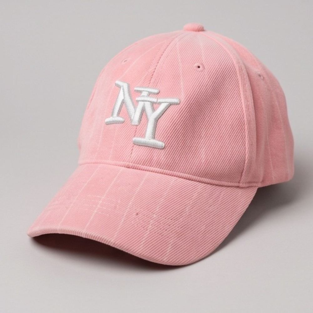 Pink New York Yankees Girls Baseball Cap Pinstripe Adjustable Hat NWT